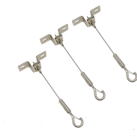 Câble de verrouillage à boule de corde, goupilles à dégagement rapide, fil de la goupille de l'enceinte, ligne anti-perte