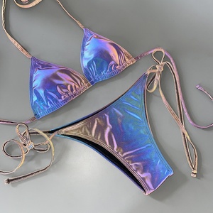 2024 महिलाओं के कस्टम इरिएप्रिप्रिप्रिप्रिडिशन सोंसड कपड़े स्ट्रिंग बिकनी सेट सेक्सी थांग बीच ग्रीष्मकालीन स्विमवियर ब्राजीलियन बॉटम प्रिंट - Product Image 3