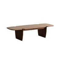 Meubles nordiques Table basse rectangulaire en bois pour salon Table basse moderne minimaliste Table à thé rustique