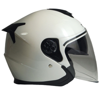 Casque de moto demi-face FOMOKER New 306 avec fermeture rapide, homologué DOT, coque ABS, toutes saisons, pour motocross