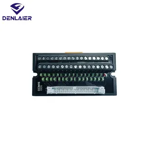 DENLAIER S00140P konektor MIL sebagai kabel port input lebih mudah dan titik terlihat terhubung dengan blok terminal PLC
