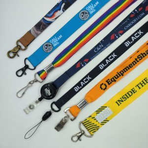 Nhà Máy bán hàng nóng Quà tặng khuyến mãi tùy chỉnh thăng hoa in thẻ ID dây <span class=keywords><strong>polyester</strong></span> và nylon dây buộc - Product Image 6