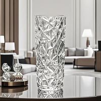 Prix de gros d'usine, décoration de mariage, décoration de la maison, qualité claire, décoration de mariage, décoration de bureau, centre de table décoratif de luxe, vases en verre hauts