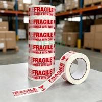 Ruban personnalisé DEFOO, ruban fragile, ruban d'emballage avec logo personnalisé, ruban d'emballage BOPP, ruban d'emballage imprimé, fita adesiva decoracao