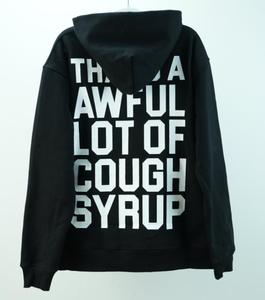 Sudadera con Capucha Unisex de Algodón 100% Pesado con Estampado de Hip Hop y Diseño 'THAT'S A AWFUL LOT OF COUGH SYRUP', Estilo Urbano Oversize para Hombre - Product Image 3