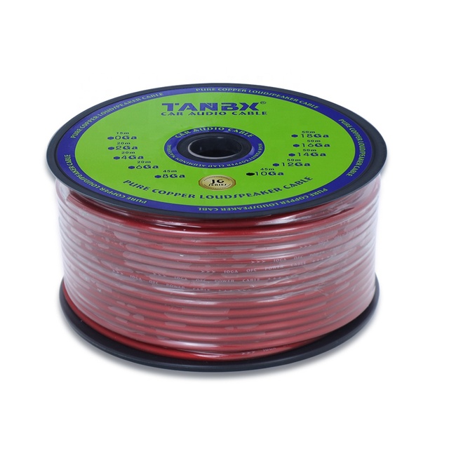 Car Audio Speaker Cable Wire  2GA/4GA/6GA/8GA/10GA