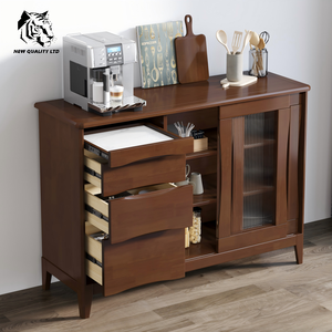 Fabricante chino, precio con descuento, personalizado, en stock, dropshipping, muebles de cocina de nueva moda, aparador de madera. - Product Image 6