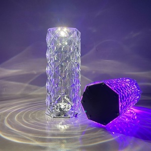 Thời trang mới điều khiển cảm ứng Rose <span class=keywords><strong>Crystal</strong></span> đèn có thể sạc lại RGB Color Changing <span class=keywords><strong>Crystal</strong></span> bảng đèn - Product Image 4