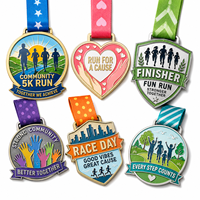 Médaille OEM ODM personnalisée avec logo pour triathlon, natation, cyclisme, duathlon, course de 100 km, en alliage de zinc et émail souple, fournisseur en gros