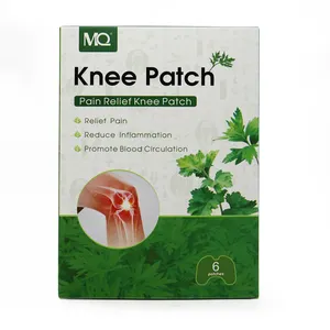 製品の販売膝パッチ痛みの緩和血液循環を促進しますよもぎ膝パッチは炎症を軽減します膝の熱パッチ