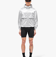 Chaquetas Cortavientos con Capucha, Resistentes a las Arrugas, Ligeras, con Corte Láser, Certificadas, Impermeables, para Correr al Aire Libre
