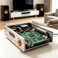 Placa Decodificadora de Audio Digital Envolvente 5.1 AC3, Módulo PCB Amplificador de Altavoces para Cine en Casa, DC5V, DIY