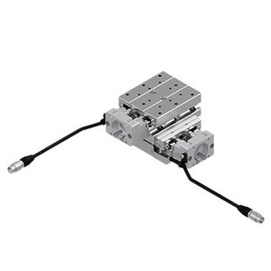 โต๊ะเลื่อนแกน XY แบบไม่มีมอเตอร์ Suruga Seiki รุ่น KYG06030 รางเลื่อนความแม่นยำสูงพิเศษสำหรับอุปกรณ์ขนส่งทางราง - Product Image 3