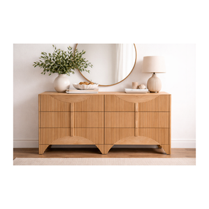 HAVASU RANGE Collection Wooden Bedroom Living Room Eco-Friendly Highest Quality Home Furniture Wooden Dresser 6 Drawers - Product Image 1