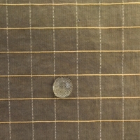 Doudoune en nylon tissé 20D à grille de 0,5 cm, effet froissé, imperméable, respirante et légère, aspect soyeux