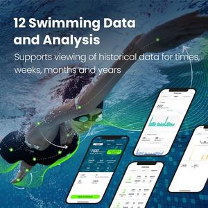 <span class=keywords><strong>Gafas</strong></span> de Natación <span class=keywords><strong>Inteligentes</strong></span> AR Profesionales para Adultos, <span class=keywords><strong>Gafas</strong></span> de Competición con Pantalla de Datos, Antivaho, Impermeables y con Protección UV - Product Image 6