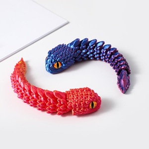 3D Printed Other <b>Mini</b> <b>Viper</b> Flexible Joints Fidget Toy Stress Relief Desktop Decor Unisex Creative Gift Desk Ornament - Product Image 4