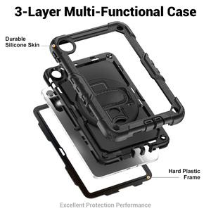 Étui pour tablette avec protection d'écran pour Xiaomi Redmi Pad 2 SE 9.7 2026, coque de protection avec support rotatif à 360° - Product Image 4