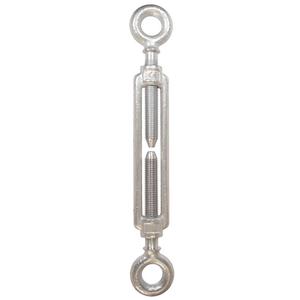 Tornillo de trinquete forjado de doble ojo DIN 1480 galvanizado para elevación y anclaje - Product Image 1