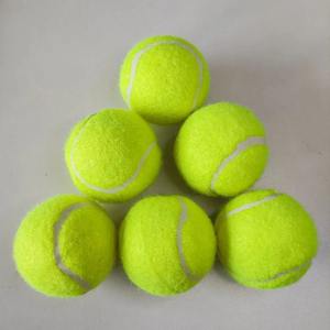 <span class=keywords><strong>Pelotas</strong></span> de juguete de <span class=keywords><strong>tenis</strong></span> para perros con logotipo personalizado, suministros de goma resistentes a mordeduras para mascotas para entrenamiento de cachorros - Product Image 6