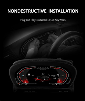 Pantalla LCD Original 6WB para el Tablero de Instrumentos, Velocímetro Digital para BMW Serie 3 E90 E91 E92 E93, Cabina Virtual