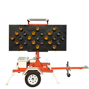 Señal de Tráfico con Flecha y Pantalla LED, Alimentada por Energía Solar, Altura Ajustable, para Advertencia en Obras Viales - Product Image 4