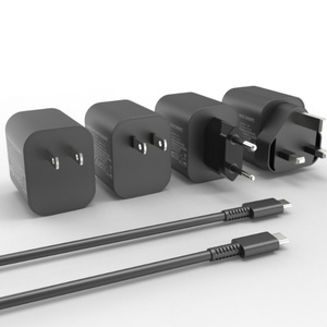 <span class=keywords><strong>Cargador</strong></span> híbrido para 2 consolas de juegos, adaptador de corriente con caja, cableado de metal y plástico negro - Product Image 3