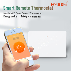 <span class=keywords><strong>Thermostat</strong></span> Zigbee de pièce numérique HY101BW pour chauffage de <span class=keywords><strong>chaudière</strong></span> à <span class=keywords><strong>gaz</strong></span> Programmable 4 * AAA batterie/USB alimentation <span class=keywords><strong>Thermostat</strong></span> intelligent - Product Image 2