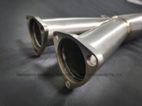 Pièces automobiles Act tir, tube avant en acier inoxydable et en alliage de titane, silencieux pour E46 M3 catback