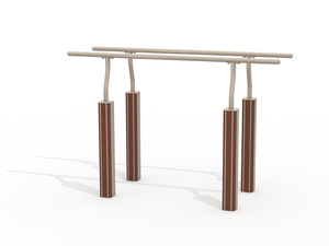 Barres parallèles de haute qualité en acier <span class=keywords><strong>pour</strong></span> équipement de <span class=keywords><strong>fitness</strong></span> extérieur, jardin et aire de jeux - Product Image 3