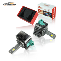Bombilla LED CSP Serie D para Faros Delanteros D1S D3S D5S D8S, Luz Alta y Baja, Sin Errores Canbus, Iluminación Frontal, Actualización de Lámparas para Vehículos