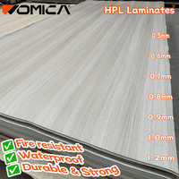 Womica Wasserdichte und Feuerfeste Innen-Holz-HPL 0,5mm 0,4mm Phenol-Laminatplatte für Hotel- und Krankenhaus-Inneneinrichtung