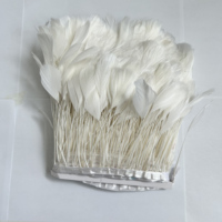 Fournisseur Fabricant Vente en Gros Plumes de Canard Teintées à Rayures avec Franges pour Décoration, Vêtements et Accessoires de Fête et de Carnaval