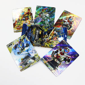 Dayanıklı kağıttan yapılmış çocuklar için yüksek kaliteli özel baskı <span class=keywords><strong>Anime</strong></span> karikatür holografik folyo ticaret kartı - Product Image 2