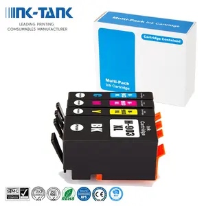 INK-TANK 903 907 XL 903XL 907XL Cartucho de tinta compatible de color Premium para HP903XL para impresora HP Officejet Pro 6960 6970 6950