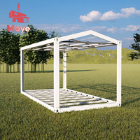 Cadre de conteneur de maison préfabriquée modulaire extensible Conteneur d'expédition en acier galvanisé pour panneau sandwich en bois composé de bureau