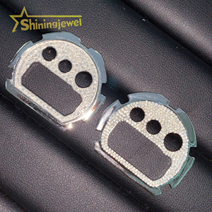 Cadran intérieur serti de pierres pour montre DW6900 GM6900, lunette entièrement sertie de pierres, boîtier de montre personnalisé serti de pierres, bracelet Hip Hop - Product Image 2