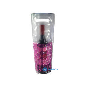 Wasserflaschen-Kühltasche Wieder verwendbare PVC-Wasserflaschen-Kühltasche PVC-Wein kühltasche mit <span class=keywords><strong>Gel</strong></span> im Inneren - Product Image 2