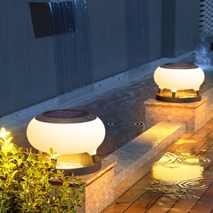 Lampe solaire pour poteau de clôture, pour jardin, pelouse extérieure, portail de villa - Étanche IP67, alimentée par batterie - Product Image 4