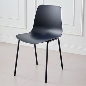 Ghế ăn ngoài trời phong cách tối giản Bắc Âu, chất liệu dày dặn, phổ biến, có tựa lưng bằng nhựa thoải mái - Product Image 1