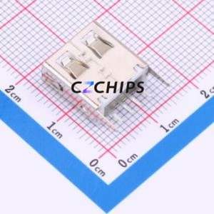 USB180-08-T2-W USB Connector Through hole Component (THT) Connector Type-A USB 2.0 Female Through Hole - Product Image 2