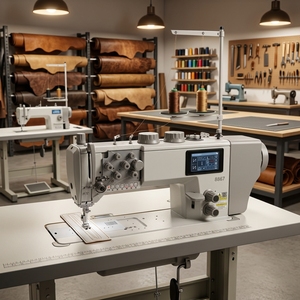Double Needles <b>Sewing</b> Machine <b>for</b> Leather Products Making - Product Image 1