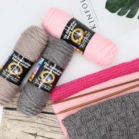 Fil à peluches Koala, mélange de laine d'épaisseur moyenne, adapté aux chapeaux, écharpes, manteaux et fils à tricoter pour hommes et femmes