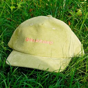 Corduroy Snapback Hats for Men Custom Embroidery logo 5 Panel Unstructured Caps - Product Image 3