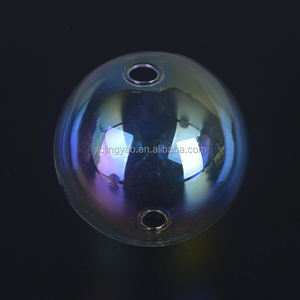 Mano <span class=keywords><strong>soplado</strong></span> claro borosilicato colgante <span class=keywords><strong>de</strong></span> <span class=keywords><strong>vidrio</strong></span> hueco orbes/<span class=keywords><strong>esferas</strong></span>/globos con agujero - Product Image 6
