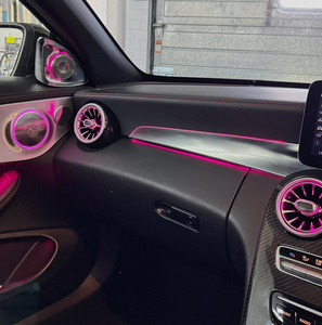 Kit di Illuminazione Ambientale a 64 Colori W205 per <span class=keywords><strong>Mercedes</strong></span>-Benz Classe C C300 C43 C63 <span class=keywords><strong>GLC</strong></span> X253, Accessori LED per Interni - Product Image 5
