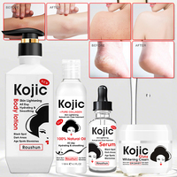 Kit de Soins Personnalisés Marque Blanche Anti-Âge Éclaircissant à l'Acide Kojique