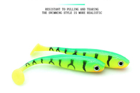 Leurre souple coulant en forme de queue de shad pour la pêche au black bass, vente en gros pour fabricants