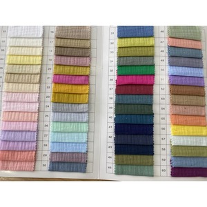 공장 도매 120gsm 유기농 면직물 이중 거즈 크레이프 통기성 아기 속싸개 및 여자아이 셔츠용 - Product Image 4
