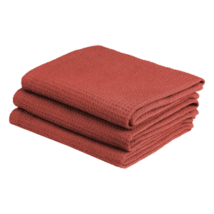 <b>Microfibre</b> windows and Other Household Cleaning Polishing Blue Waffle Weave Detailing Microfiber Car Glass Cleaning Towels - Product Image 2